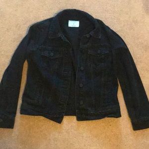 Old Navy black denim jacket. Size small.